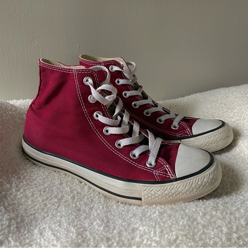 CONVERSE chuck taylor all star, maroon/ burgundy, men’s 6, women’s 8